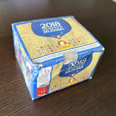 Panini 2018 FIFA World Cup Russia Sticker Display Original OVP verschweißt