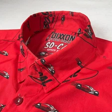 Dixxon Flannel Company So-Cal Speed Shop Shirt Men's Size XL Red W/ Sticker