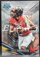 2022 Bowman's Best University #39 Taulia Tagovailoa Maryland Terrapins NIL