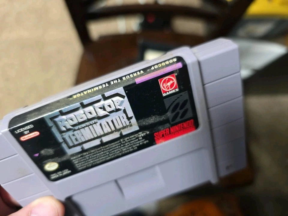 RoboCop vs. The Terminator (Super Nintendo SNES) Complete Authentic CIB - Image 4 of 4