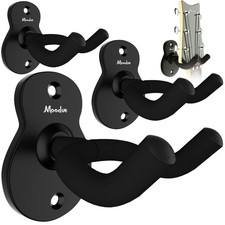 Guitar Wall Mount 4-Pack, Metal Guitar Hanger, Guitar-Shaped Guitar Wall Hang...