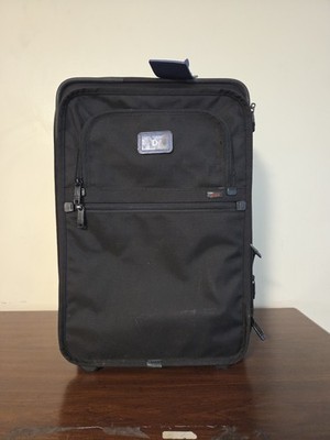 Tumi Alpha 22016DH Black Ballistic Nylon 22'' Expandable Carry-On Suitcase 