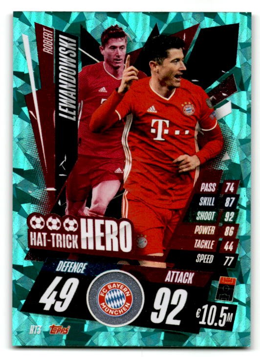 2020-21 Topps Match Attax UEFA Champions League #HT3 Robert Lewandowski