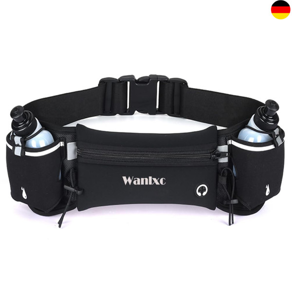 HüFttasche Sport Bauchtasche Mit Trinkflasche TrinkgüRtel Wasserdicht Lauftasche-image