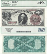 1880 $1 Legal Tender Note Fr-28 Legacy VF-35 PPQ