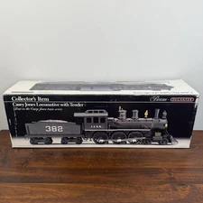 VINTAGE Jim Beam Train Decanter Casey Jones 382 Locomotive w/Tender & Box