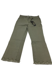 DG2 by Diane Gilman Women Stretch straight pant, Olive, Sz: 10