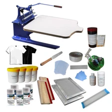 Top-grade 1 Color Screen Printing Kit Press Set for DIY Hobby Usage Printmaking 