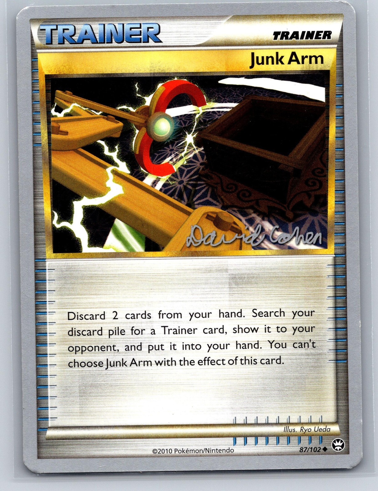 Junk Arm 87/102 Pokemon Triumphant 2011 World Championships David Cohen NM
