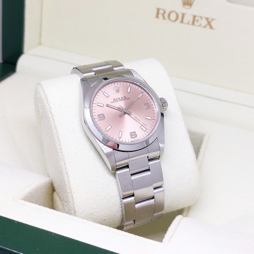 Rolex 31mm Salmon Pink Oyster Perpetual REF: 77080 (D Series) - Picture 3 of 4