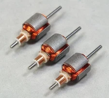 HO Slot Car Parts - HCS AMG Stock  6 ohm Armatures  Wizzard, Tyco, Mega-G - 3 EA