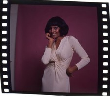 Pam Grier 1970's Blaxploitation star Glamour Photo Shoot Original Transparency
