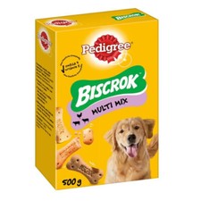 Hundefutter Pedigree Biscrok Multi Mix 500g knusprige Kekse