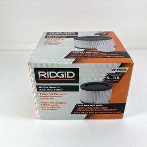 HEPA Media Filter for RIDGID DV0500 Ash 