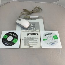 Wacom CTE-440 White Graphire 4 USB tablet w/ mouse  pen  original software