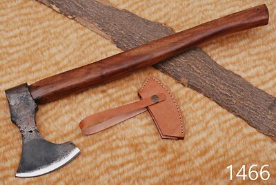 Handmade HIGH CORBAN STEEL Axe HATCHET TOMAHAWK AXE W/ cocobolo Wood Handle