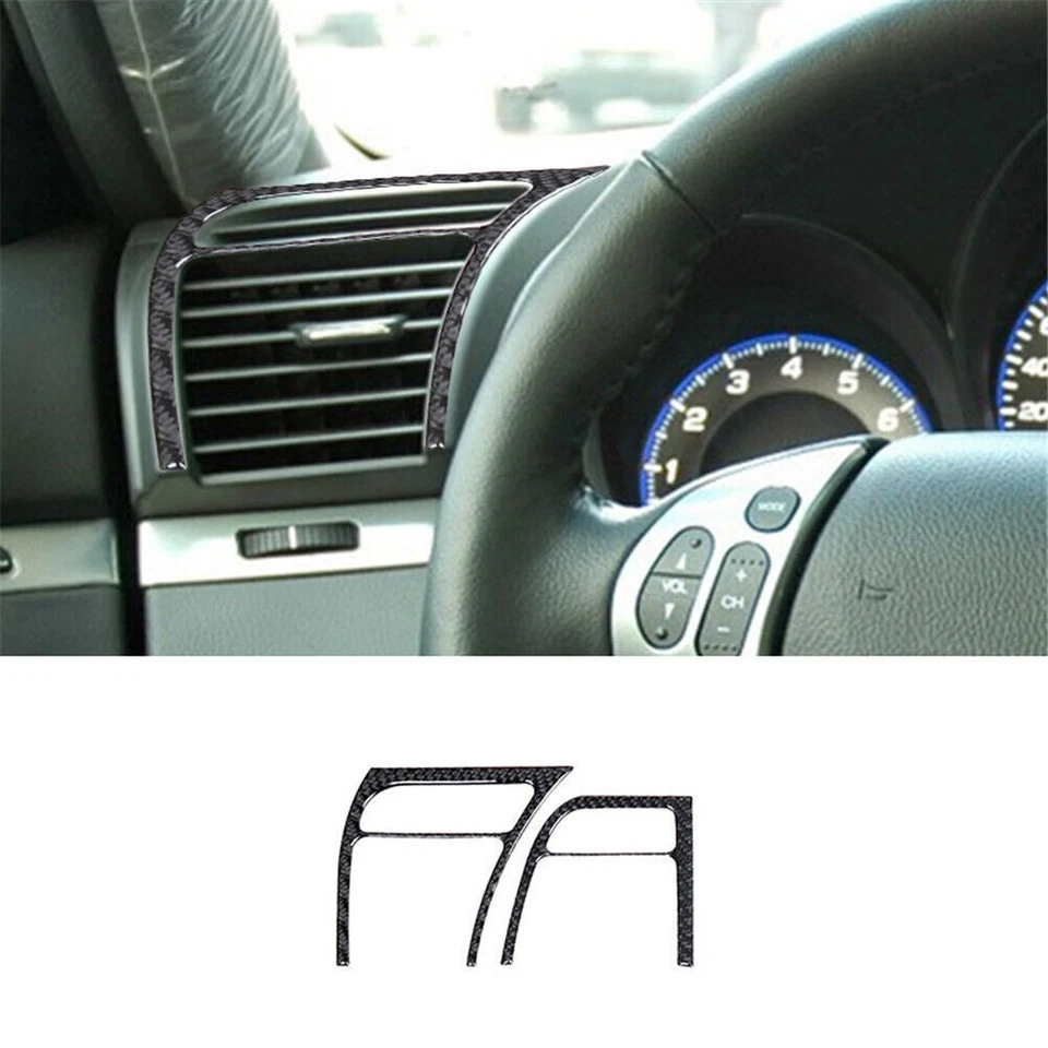 Kit interior completo de consola central de fibra de carbono para Acura TL 04-08 27* Foto 2 de 4