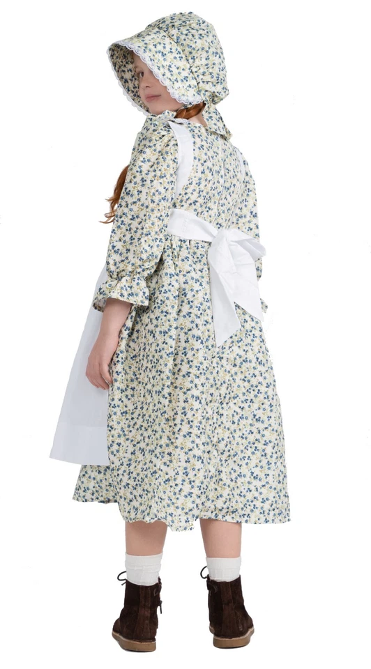 Dress Up America Pioneer Costume for Girls - Colonial Prairie Dress - Image 3 of 3
