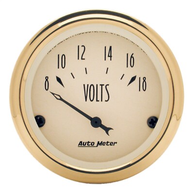 AutoMeter 1592 Golden Oldies Voltmeter Gauge