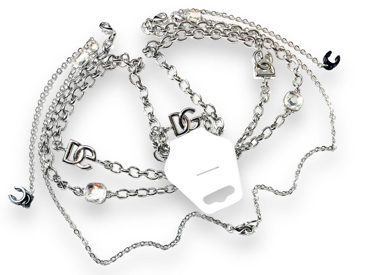 Dolce & Gabbana DG 4416 Sunglasses Metal Crystal Chain Dolce & Gabbana DG 4416 Sunglasses Metal Crystal Chain