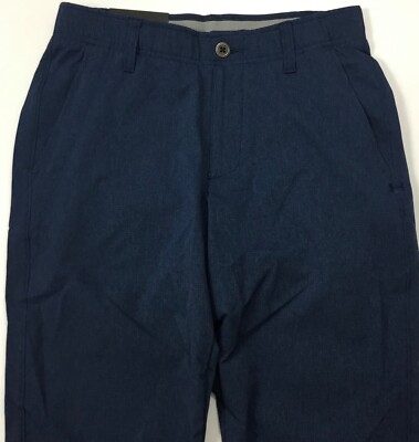 Under Armour Men 32” Vented Golf Pants Straight 1347389 Navy Blue