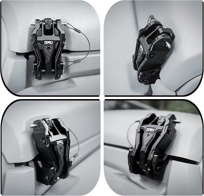 2X OMU Hood Latch Lock Catch Compatible with 2007-2018 Jeep Wrangler JK/JKU