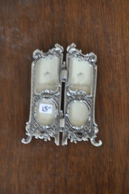 Giftcraft Modern Metal Stand Frame 2 X 1 1/2 Inch 1 1/2 Inch Picture Openings