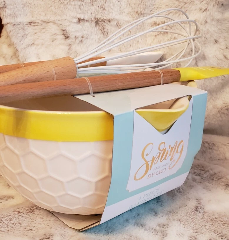 Mixing Bowl Set by Spring Bake Shop, 4pc set