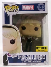 Funko Pop! Marvel 153 Spider-Gwen Unhooded Hot Topic Exclusive Vinyl Figure