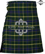 US Army Tartan Scottish 8 Yard Kilt - Traditional Highlander Kilt for Men