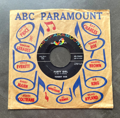 7'' Tommy Roe - Party Girl - US ABC