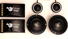 CRITICAL MASS 3.5'' FRONT STAGE JL COMPONENT SPEAKERS FOCAL ADS MOREL FOCAL MIDS