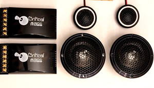 CRITICAL MASS 3.5'' FRONT STAGE JL COMPONENT SPEAKERS FOCAL ADS MOREL FOCAL MIDS
