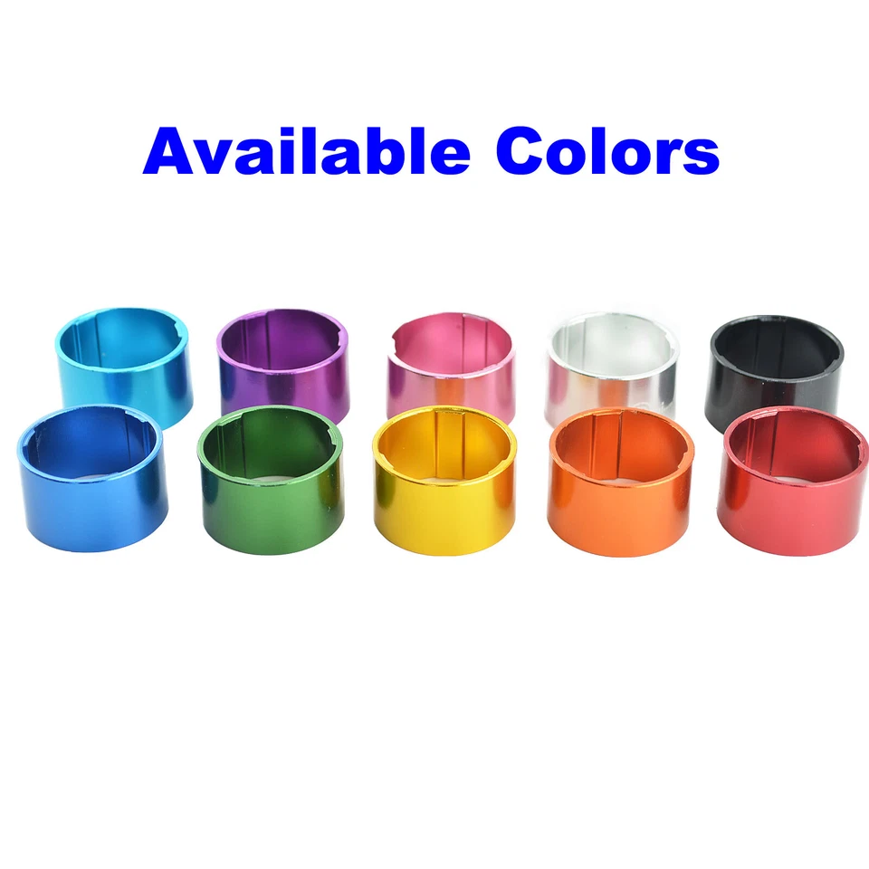 Juego espaciador de auriculares de aleación 1-1/8" OMNI Racer WORLDS LIGHTEST de 2,3,5,10,15,20 mmVERDE Foto 2 de 4