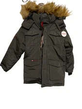 Canada Weather Gear Parka Jacket -Olive Size Large 14/16