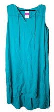 Fresh Produce NEW Women's Maxi Caribbean Green Ada Dress Size Medium NWT t72