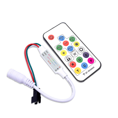 WS2811 RGB Led Strip Individually Addressable with RF 21key Controller+12V power - Picture 4 of 7