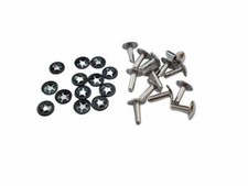 13 Sitzbanknieten, Ziernieten, Niete / Seat Cover Pins Honda CB 450 K0, CL 450 K