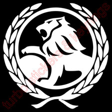 2x HOLDEN STATESMAN LOGO EMBLEM LION VINYL STICKER 8 COLOURS CAR CLASSIC 120MM