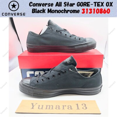 Converse All Star GORE-TEX OX Black Monochrome 31310860 Size US 