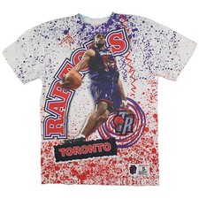 Vince Carter Toronto Raptors Mitchell & Ness NBA Small Shirt Splatter Art NWT