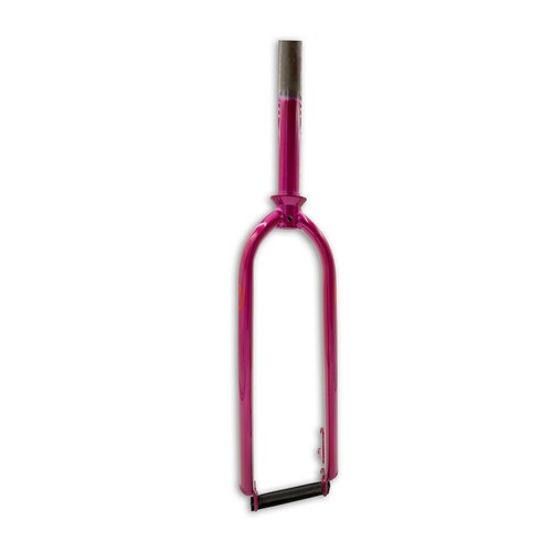 26" Rigid Cruiser Threadless Fork 1 1/8x227mm Chromoly Pink - 第 1/2 張圖片