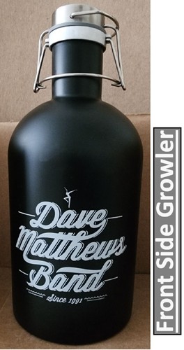 Dave Matthews Band Est 1991 64oz Metal Growler Bottle 1/2 Gallon 1.9L - Picture 2 of 12