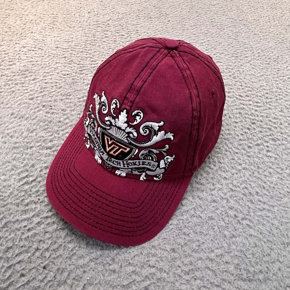 Virginia Tech Hokies Hat Cap Men One Size Strapback NCAA Brand  Fancy Embroidery