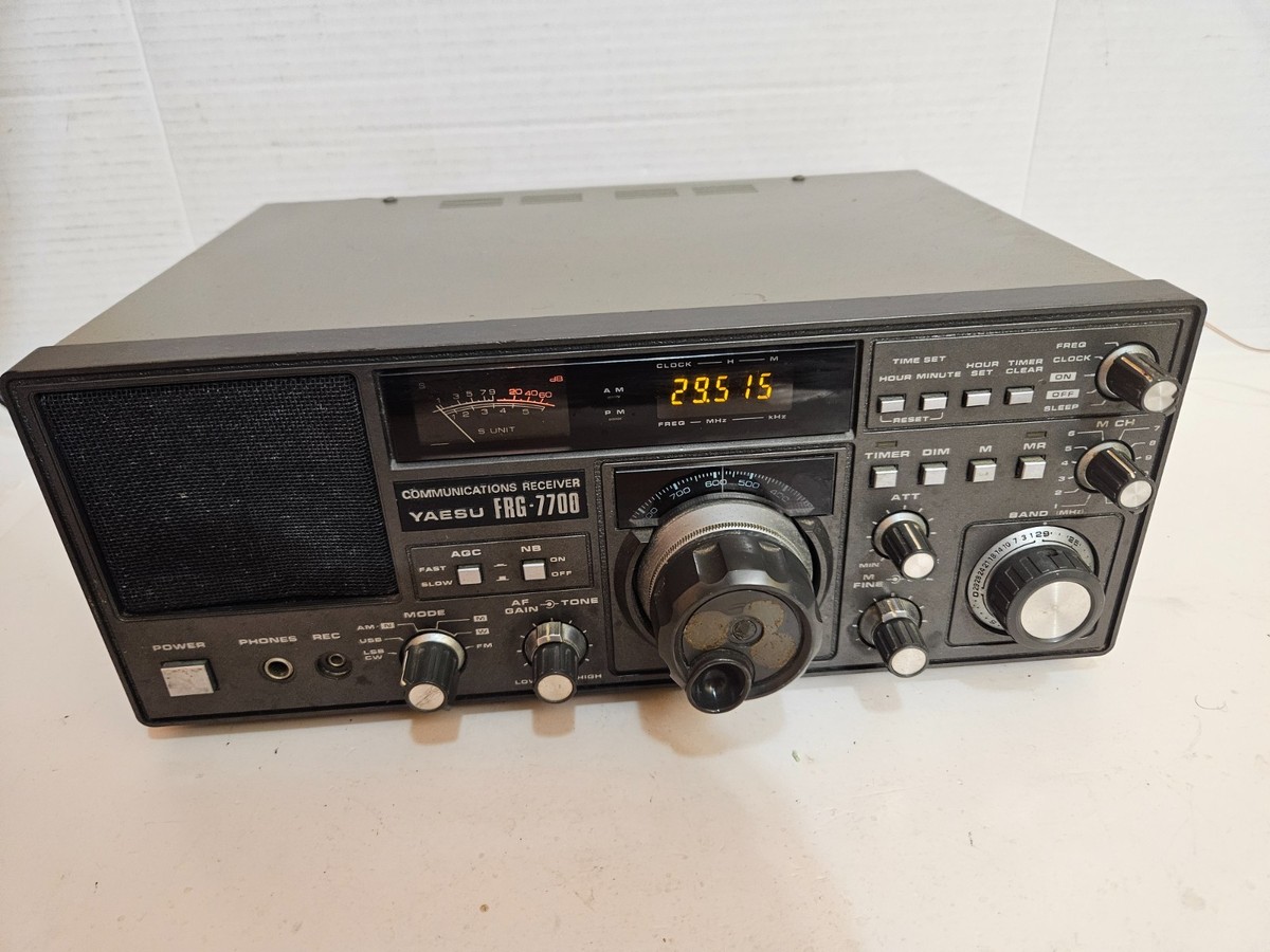 YAESU受信機FRG-7700 YAESU FRG-7700 Communications Receiver Shortwave Radio Tested