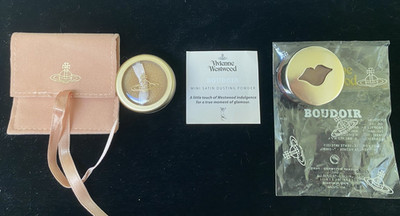 VTG Vivienne Westwood Boudoir original Tiny Dusting powder & Lip gloss 1999 MINI
