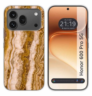 Silicone Handyhülle für Huawei Honor 600 Pro 5G TPU Marmor 10 Designs