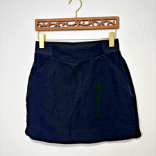 32 Degrees Cool Athletic Skort Black Solid Pull On Athleisure Active Womens Mini