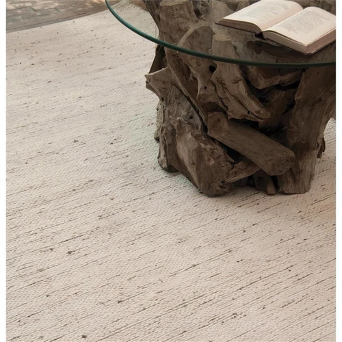 Uttermost Barhara 96x120" Coastal Hemp Reversible Rug in Beige - Picture 4 of 4