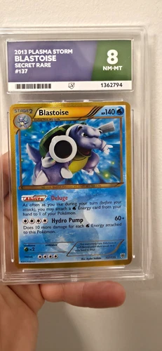 Blastoise 137/135 ACE graded card